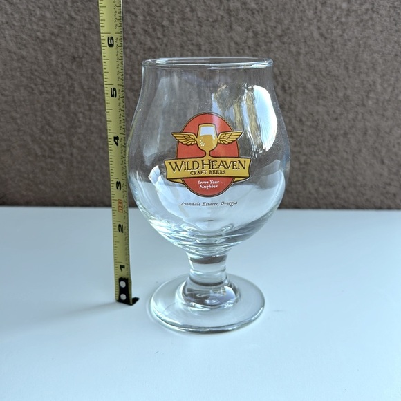 Wild Heaven Craft Beer, Avondale Estates Atlanta GA Beer glassware with stem - Picture 3 of 6